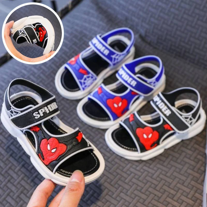 

Summer New Style Children's Sandals Boy Cartoon Sandals Soft Bottom Non-slip Children's Shoes Summer Beach Sandals