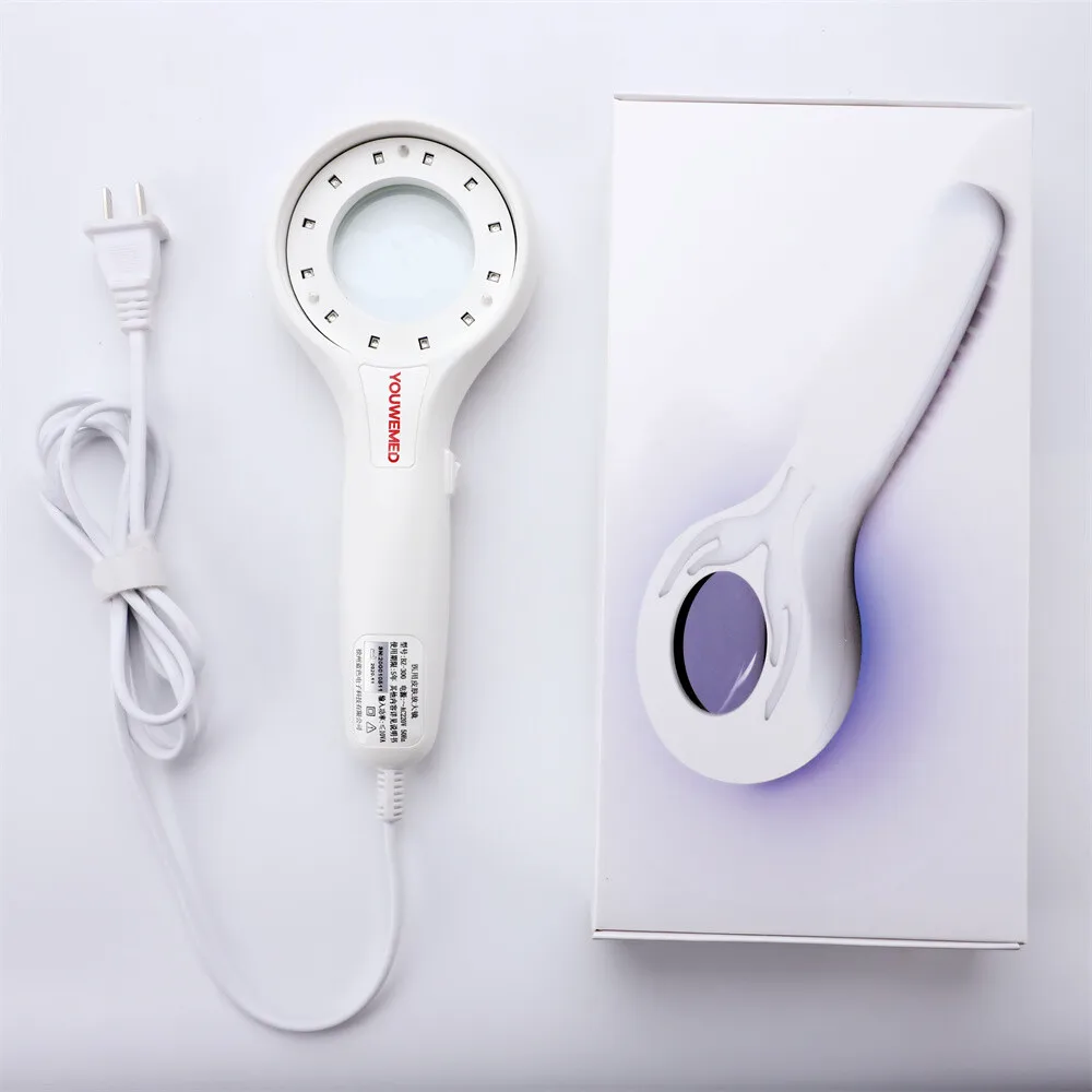 

Handheld Dermatology Woods Lamp With Camera Vitiligo Diagnosis Device Vitiligo Skin Condition Lesion