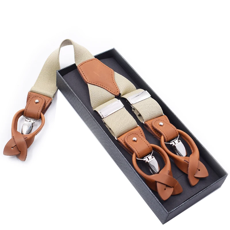 
Yiwu Longkang Fashion top sale leather suspenders 