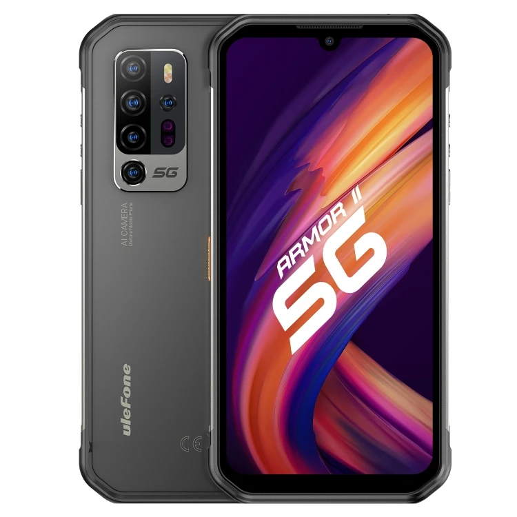 

2021 New Ulefone Armor 11 5G Rugged Penta Back Cameras 8GB+256GB Cell Phone Smartphone 6.1 inch Android 10 5G Mobile Phones