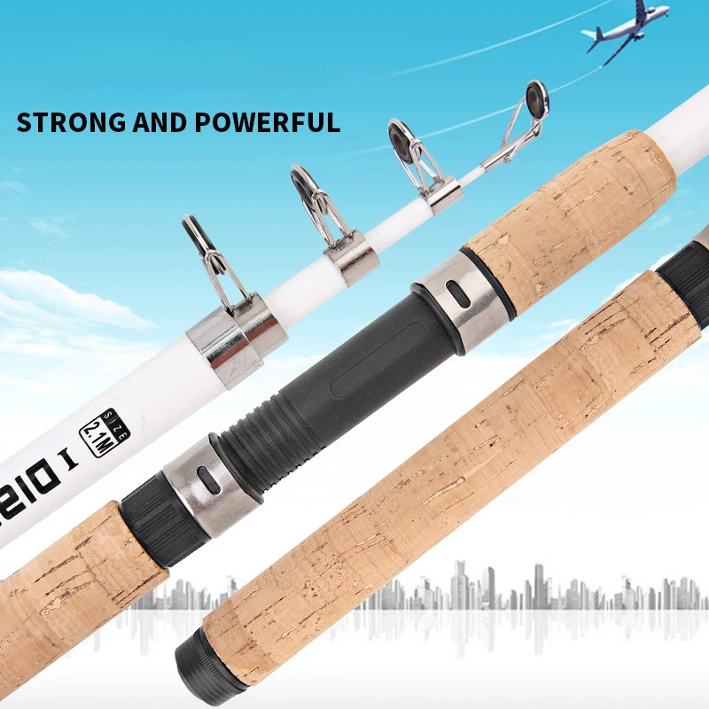 Jetshark 2.1m 2.4m 2.7m 3.0m 3.6m Rock Fishing Travel Feeder Carp Pole Carbon Fiber Ultralight Spinning Fishing Telescopic Rod