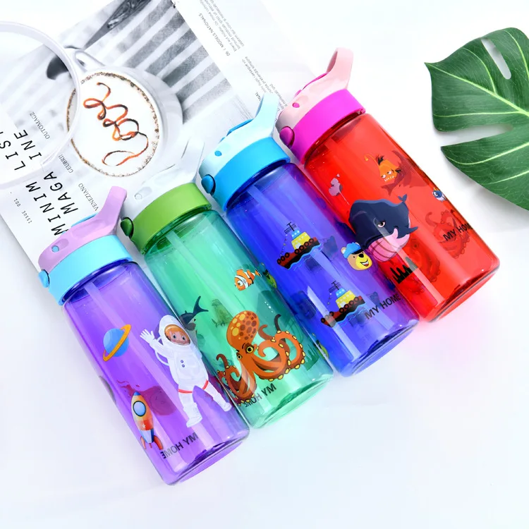 

BPA Free 630ml Carton Plastic kids water Bottles