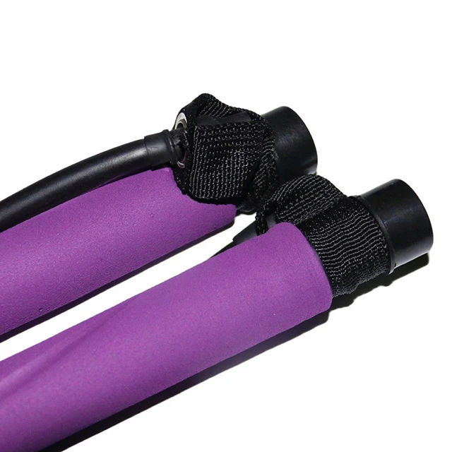

Pilates Bar Kit With Resistance Band, Adjustable Pilates Exercise Stick Toning Bar, Color can be customized