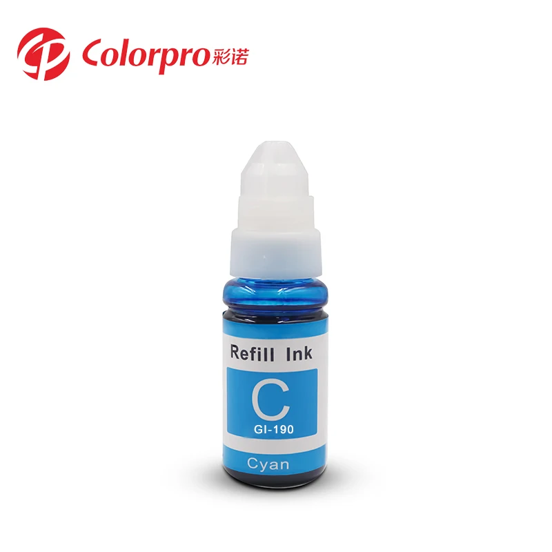 
Good quality 4 color ink GI-190 for Pixma G1000 G2000 G3000 printer dye ink 70ml/135ml 