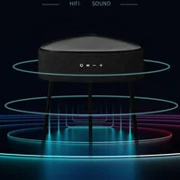 

Smart Table Decor Modern Home Portable Bluetooth Speaker 360 Surround HD Sound Mersenne Speaker Table with Charger Dual USB AUX