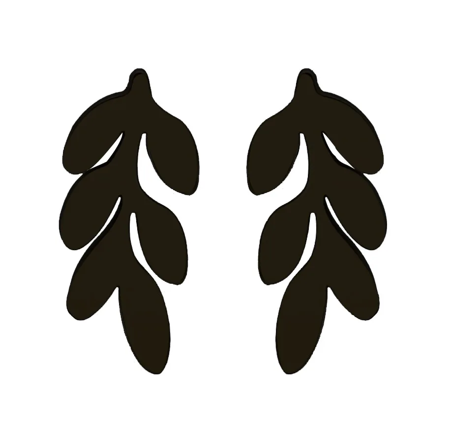 

Ins Jewelry Stainless Steel Wheat Ears Ear Studs Wholesale Cheap Simple Ear Studs