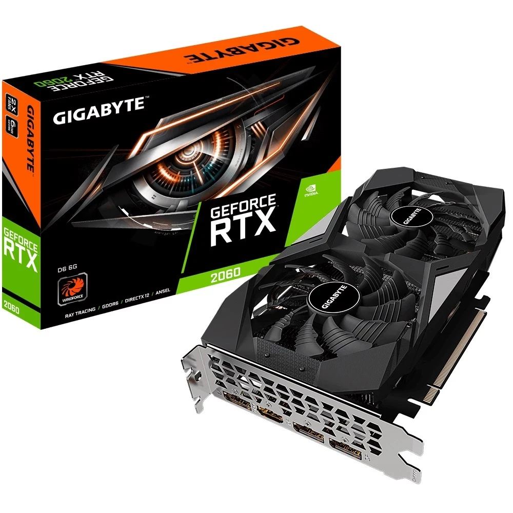 

GIGABYTE GeForce RTX 2060 OC 6GB GDDR6 Graphics Card RTX2060