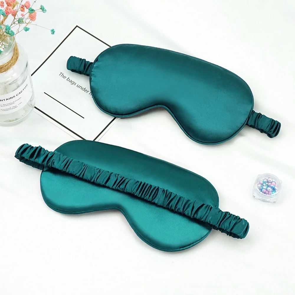 

silk pillow case and Under eye mask set Gel Silk Travel Pink collagen silk sleeping Soft OEM Custom Fasting Shipping