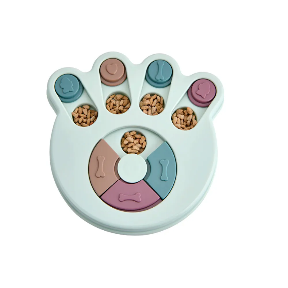 

New Design Multifunction Turntable Puzzle Eating Toys Pet Toys Dog Slow Feeder For Dog Cat, Picture