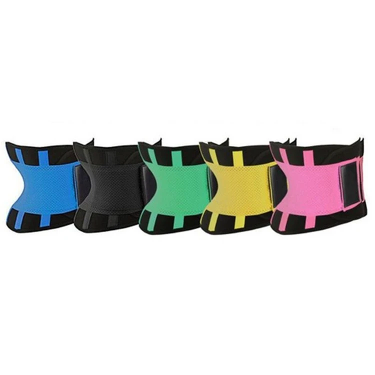 

Sprain Preventing Waist Belt Trimmer Slimming Tummy Control Girdle Waist Support Belt For Men And Women, Orange, pink, black, blue, green, yellow
