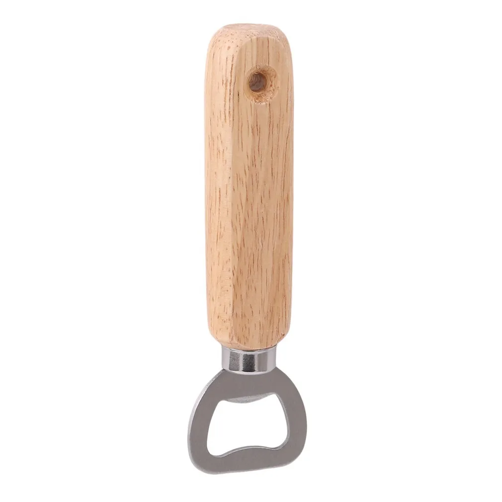 

China Manufacturer Wooden Handle Bottle Opener For Bartender