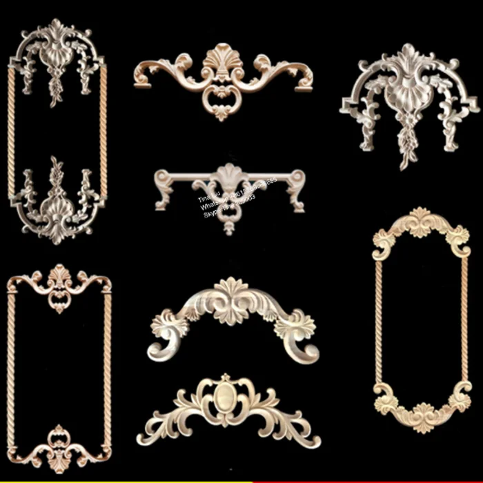 china supplier antique wood carving onlays