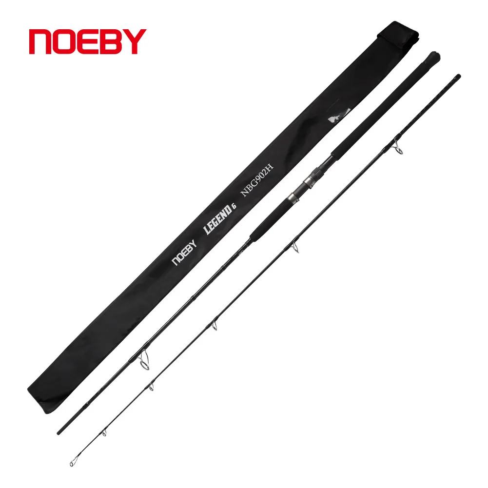 

NOEBY 9'0"/2.7m Legend6 Shore Heavy Game Rod Stick Surf Rod Fishing Rod Saltwater for Casting Pencil Bait Metal Jig Heavy Lure