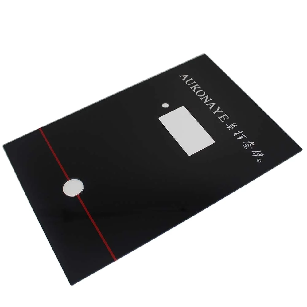 
Manufacturer Direct Sales Silkscreen Printing Toughened Crystal Glass Display for Electricity 