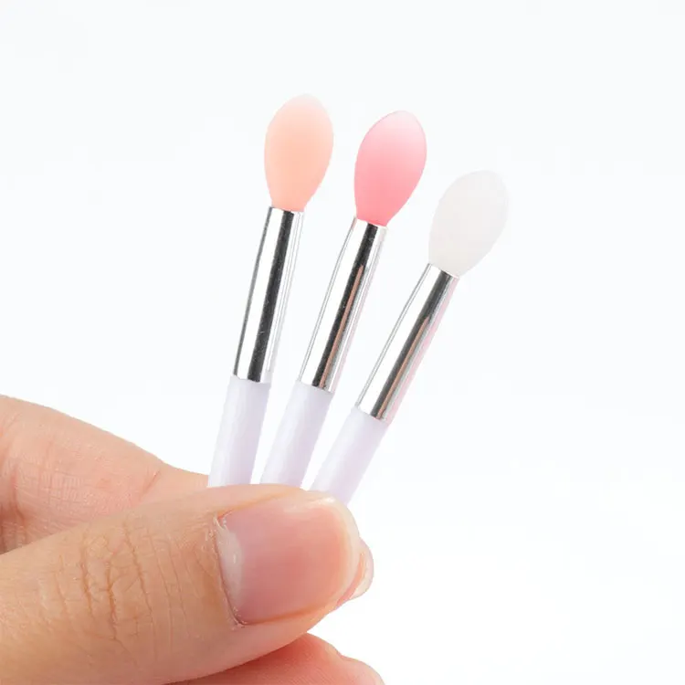 

1-5-7 3pcs mini silicone lip brush, Multi colors