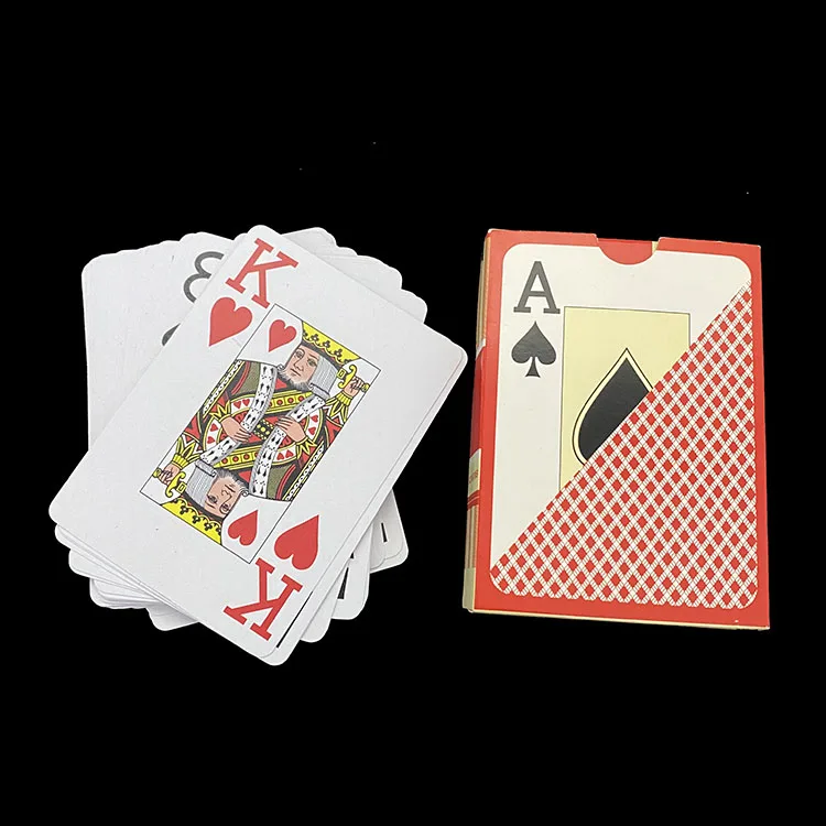 

Customize waterproof flexible game cards waterproof playing cards gold poker, Cmyk