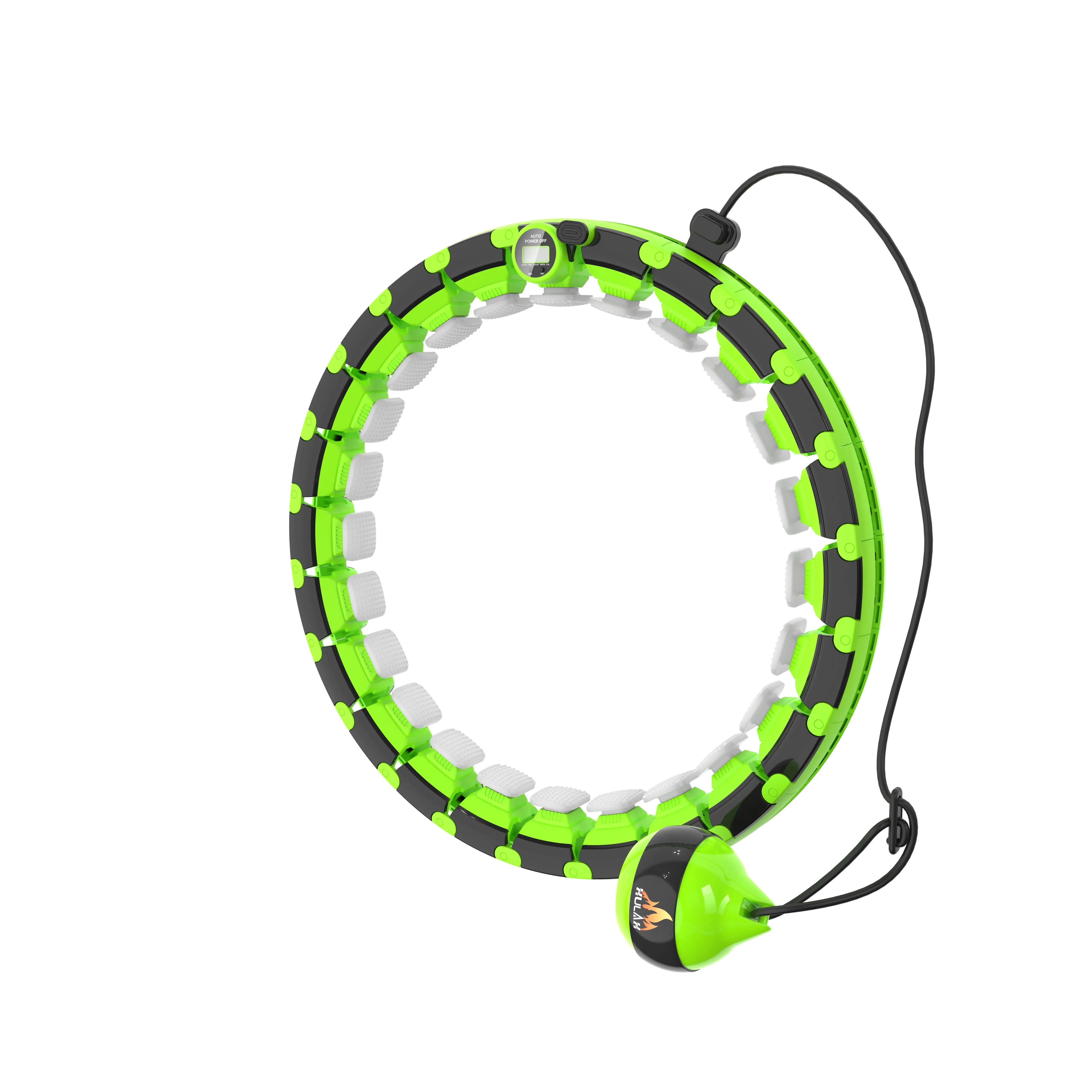 

24 Detachable Knots Adjustable Weight Ball Abdomen Fitness Weight Loss Massage digital counter Smart hula ring hoop