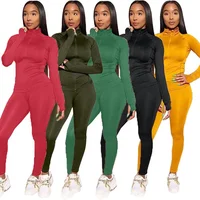 

Good quality long sleeve two piece set women unbranded tracksuit sister outfits
