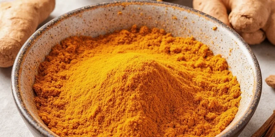 Infographic-style chart comparing each spice