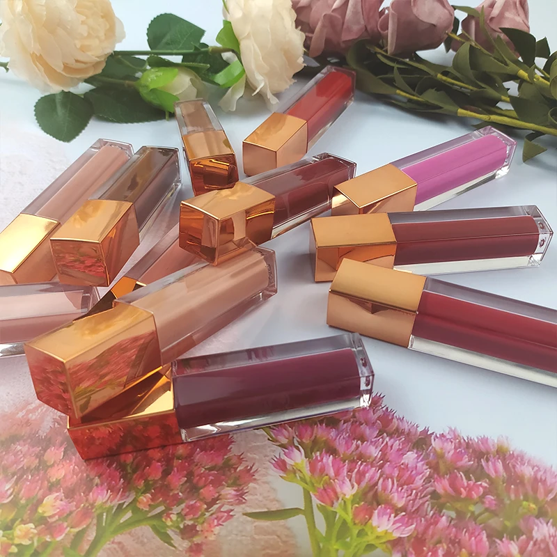 

High pigment tubes Waterproof gloss liquid matte lipstick nude