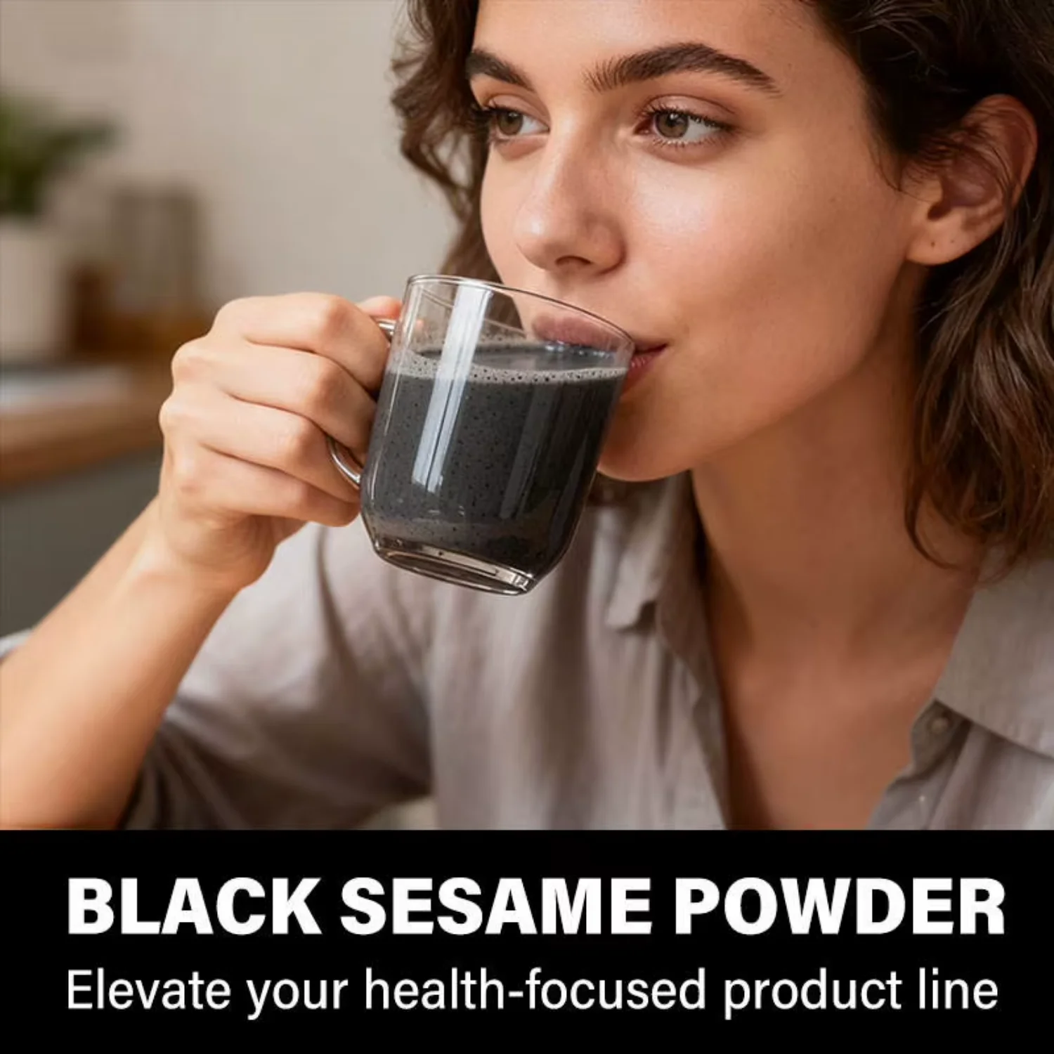 China Black Sesame Powder Factory | Bulk Wholesale H897e5d33122c4646a85ac3e253b22e087