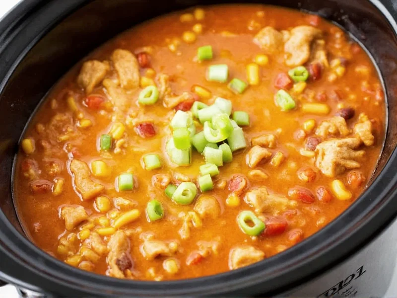 Crockpot Chicken Enchilada Soup: Easy Slow Cooker Recipe