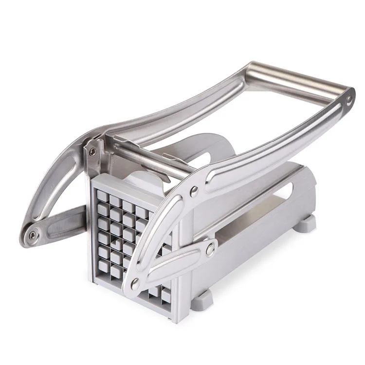 

Stainless Steel Cucumber Vegetables Carrot French Fry Potato Cutter Slicer Chipper, As shown