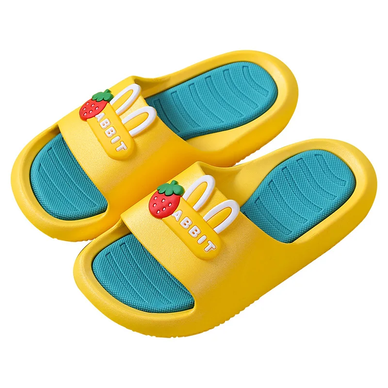 

Summer new children's slippers indoor and outdoor non-slip bath soft bottom kid shoes cartoon cute baby slippers