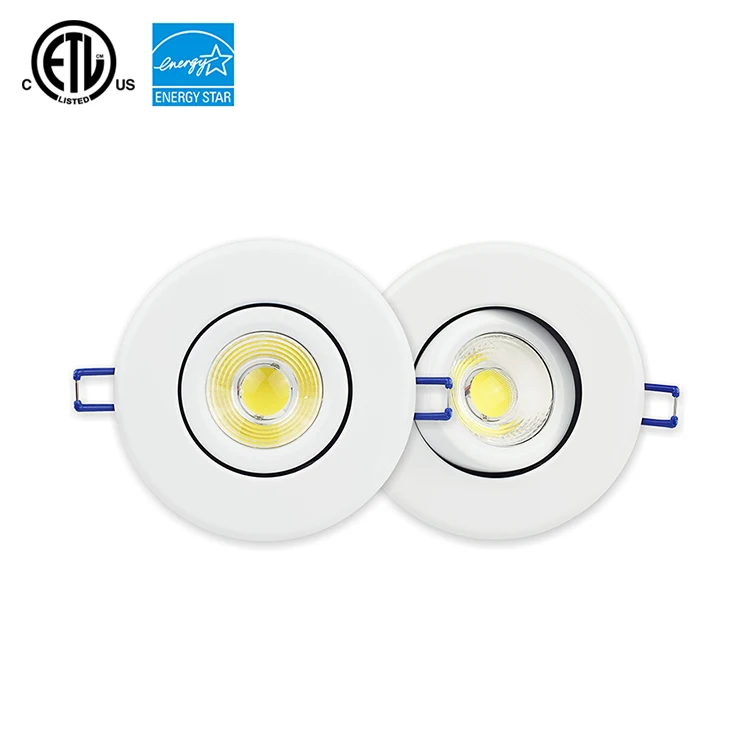 High Quality 4 inch modern Led Downlight gimbal trim for recessed pot light