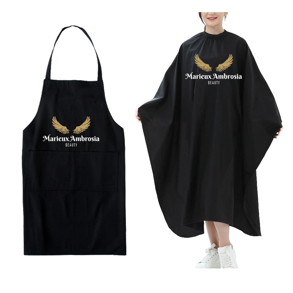

Hairdressing Cape Hair Cutting Cloth Barber Salon Capes Wholesale Professional Black Waterproof Customized Logo Item Time Pcs, 20 colors