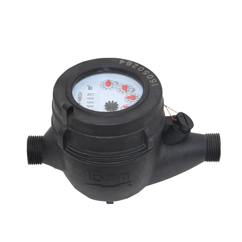 

1/2inch~2inch dry dial water meter plastic body cold water meter for domestic residential