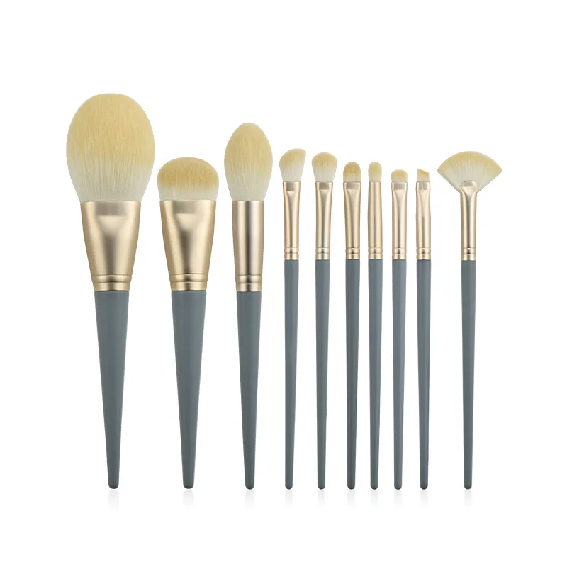 

Low MOQ Vegan Cruelty Free Makeup Brushes Private Label Custom LOGO Pink Foundation Makeup Brush too Set, As picture