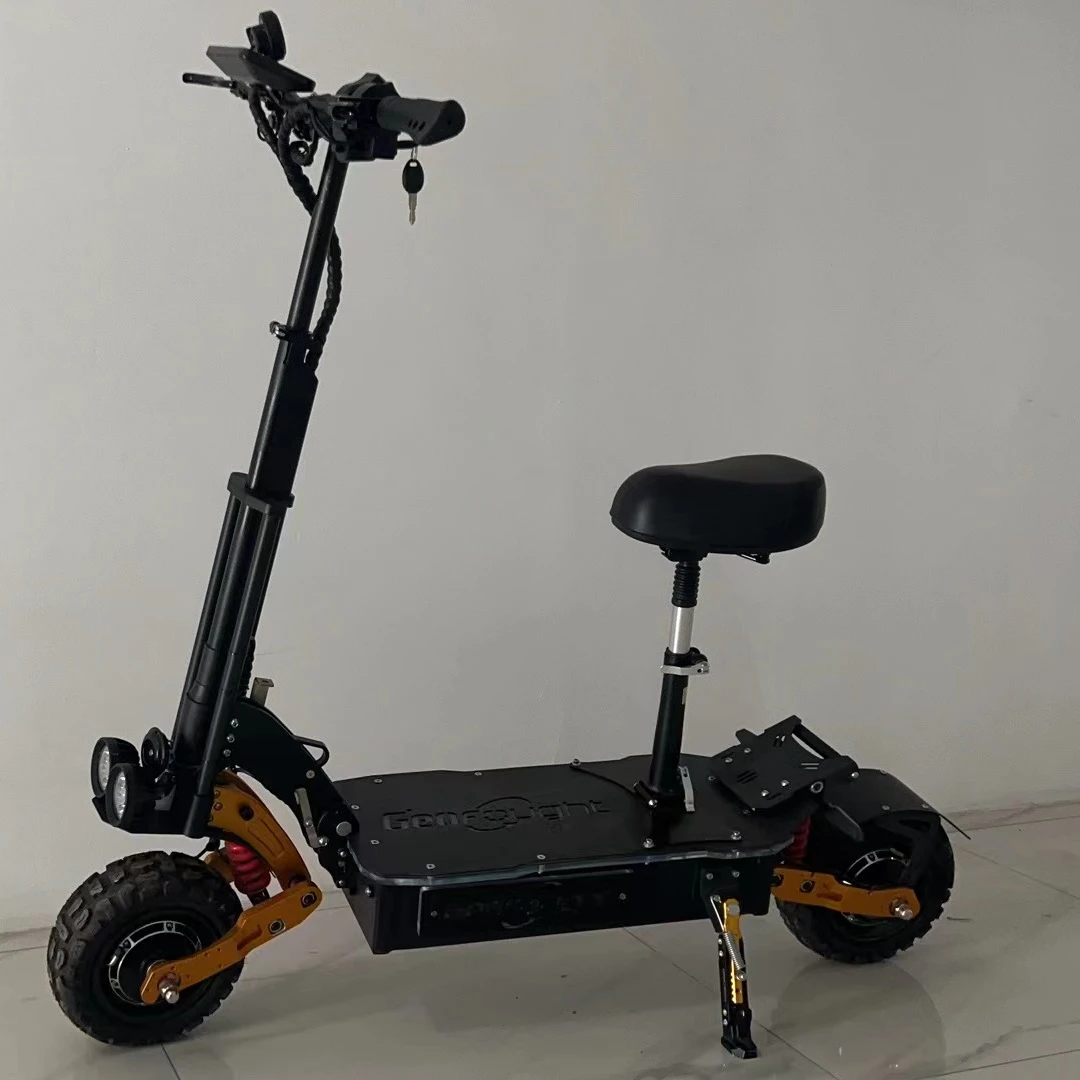 

USA Warehouse geofought Scooter Manufacturers 5600W 85km/h Speed Folding Dual Motor Adult Electric Scooter