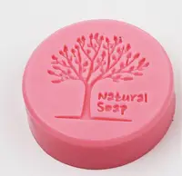

Decorative 3D Silicone Hand Made Soap Mold With Tree Pattern