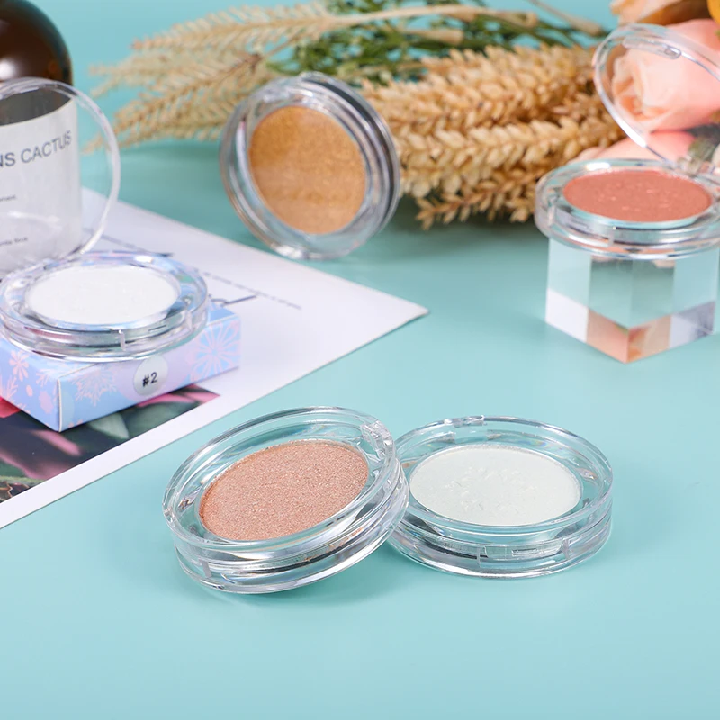 

Hot Selling Shiny Glitter 5 Colors single pressed highlighter powder diamond cute highlighter