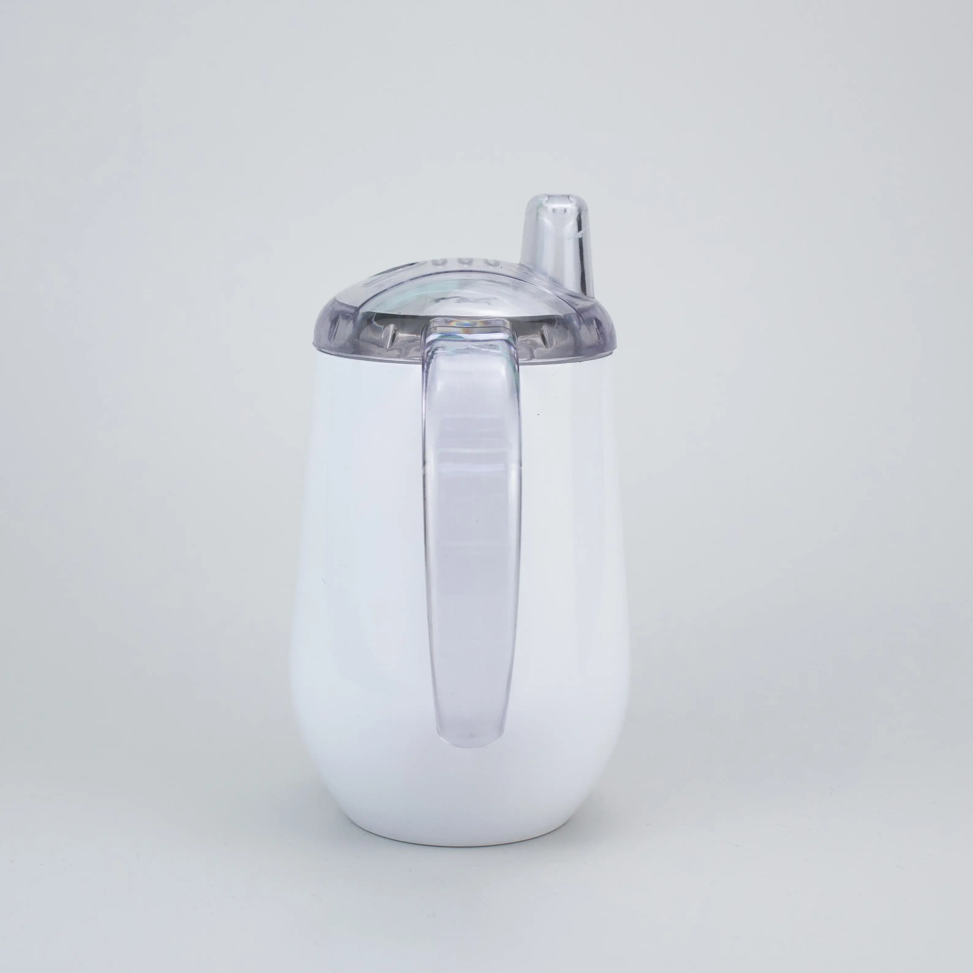 

High Quality Sublimation Stainless Steel 10oz Baby Sippy Cup Personalized Stainless Steel Baby Mugs for Sublimation, White