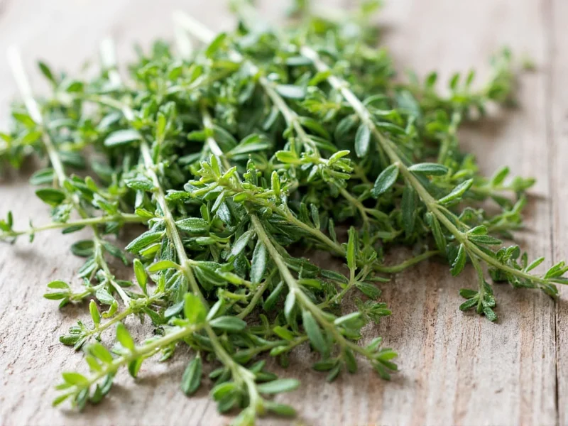 Dried Thyme to Fresh Thyme Conversion: Exact Substitution Guide