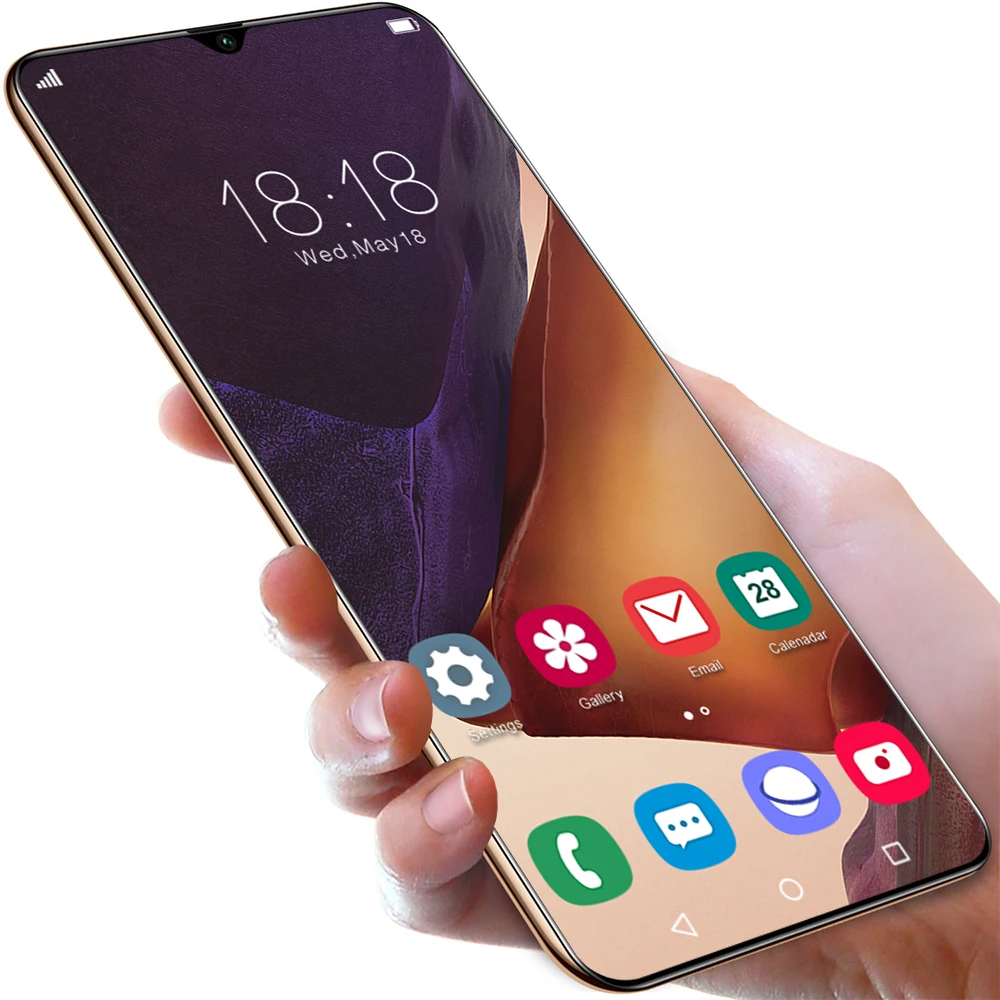 

New Note21U 6.8 inch Unlocked Smart Phone 512GB 12GB RAM Android 10.0 mobile phones Dual SIM Mobilephone