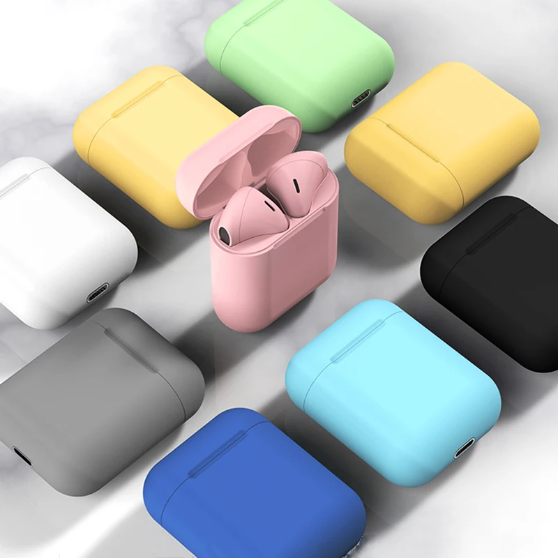 

Macaron 5.0 bluetooth mini i12 inpods wireless headphone in-ear bluetooth earphone with charging bin