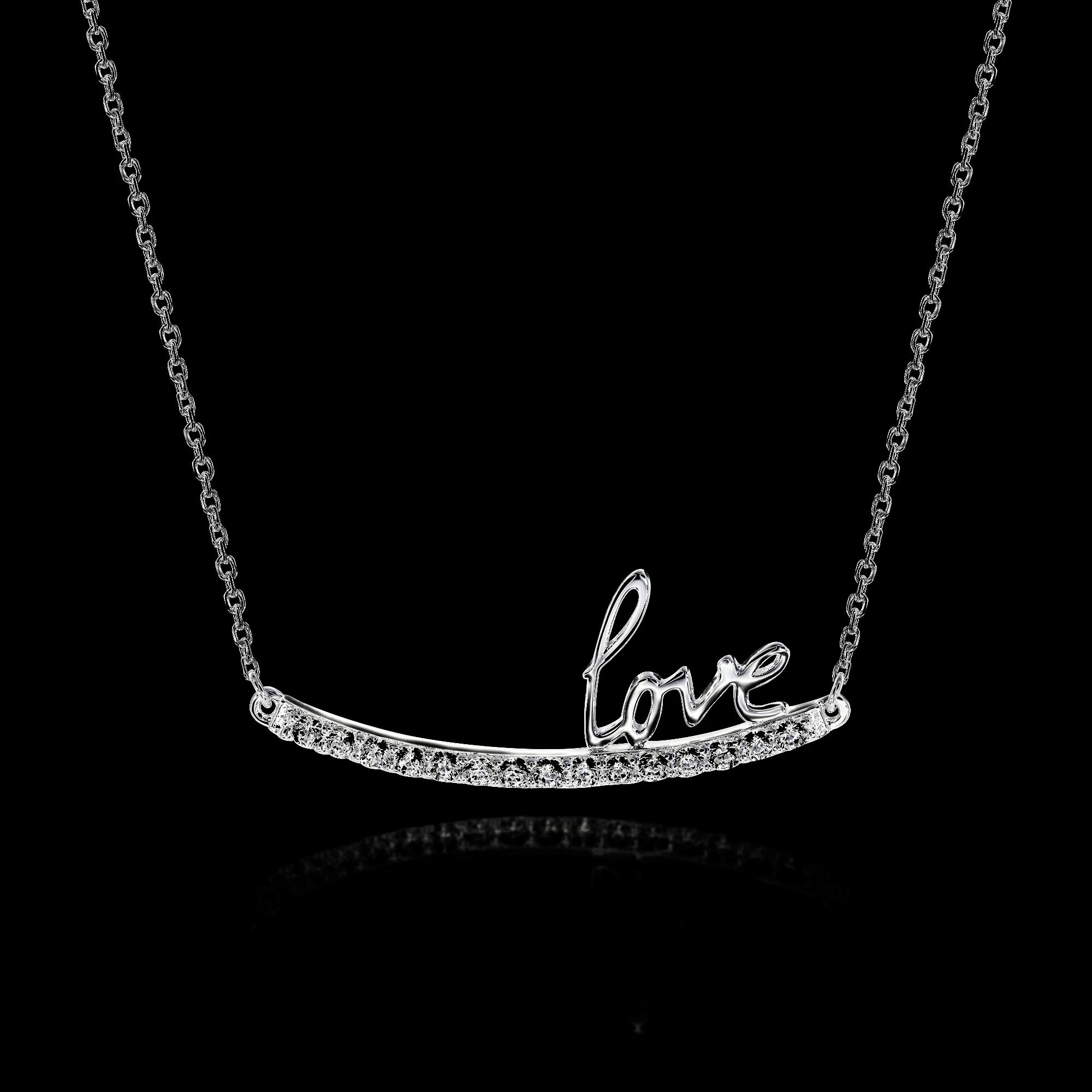 

Petite Curved Diamond Bar Necklace Love Initial Letters Name Choker Necklace, Name Plate Necklace, Jewelry Necklace