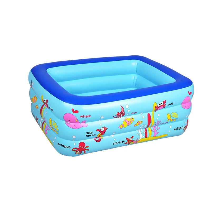 

Inflatable Kiddie Pool for Outdoor Inflatable Family Size Swimming Pools, Green, blue