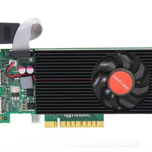 

PCI-E x8 two display graphics card-dual interface server industrial computer