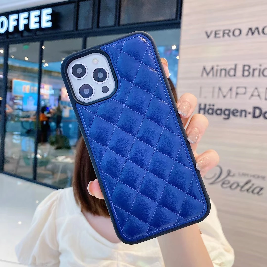 

Leather phone cover top quality fashion bumper case for iPhone 12 pro max luxury brand women phone case for Apple i phone