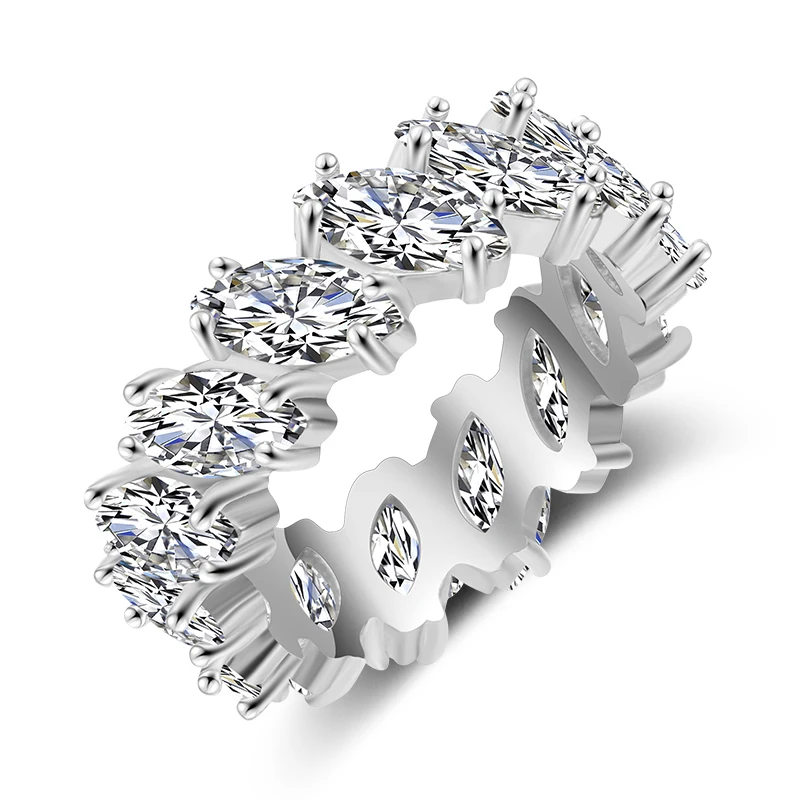 

RAKOL RP2120 4 colors fashion Marquise cut cubic Zirconia wedding rings for women Cz crystal leaf party wedding jewelry