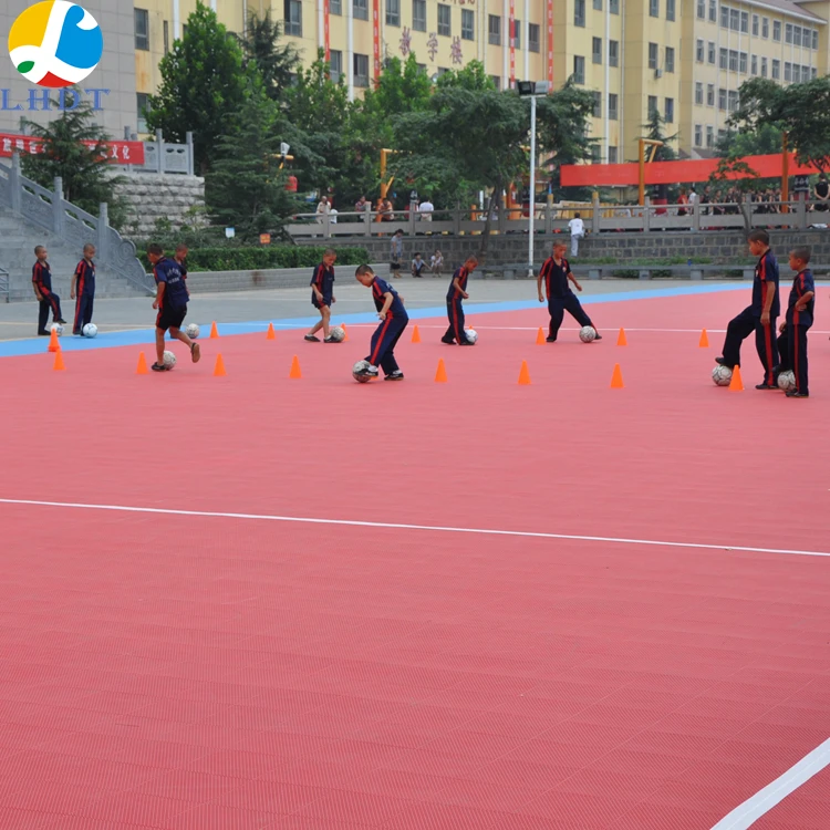 

outdoor playground soccer court square carpets floor interlock suspended flooring, Black, white, grey, blue, green, yellow, red, orange