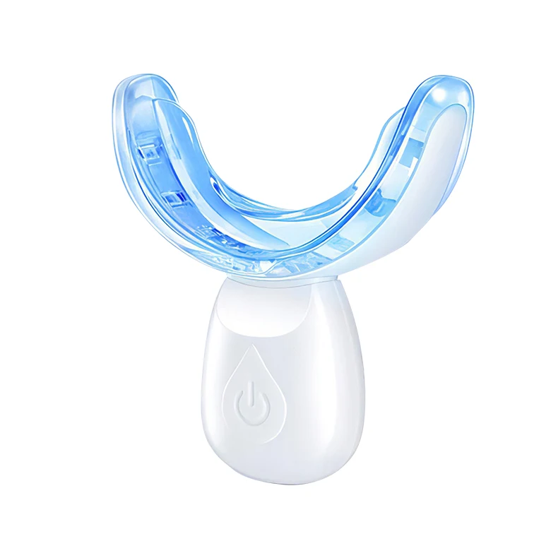 

OEM Salon Custom Logo Home Mini LED Cold Blue Light Tooth Whitening Kit For Home Use Whitener, White or oem