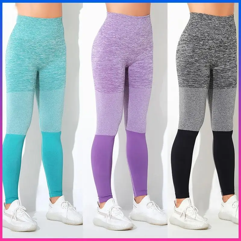 

Winter Tummy Control Yoga Pants High Waist Workout Push Up Gym Seamless Leggings For Women