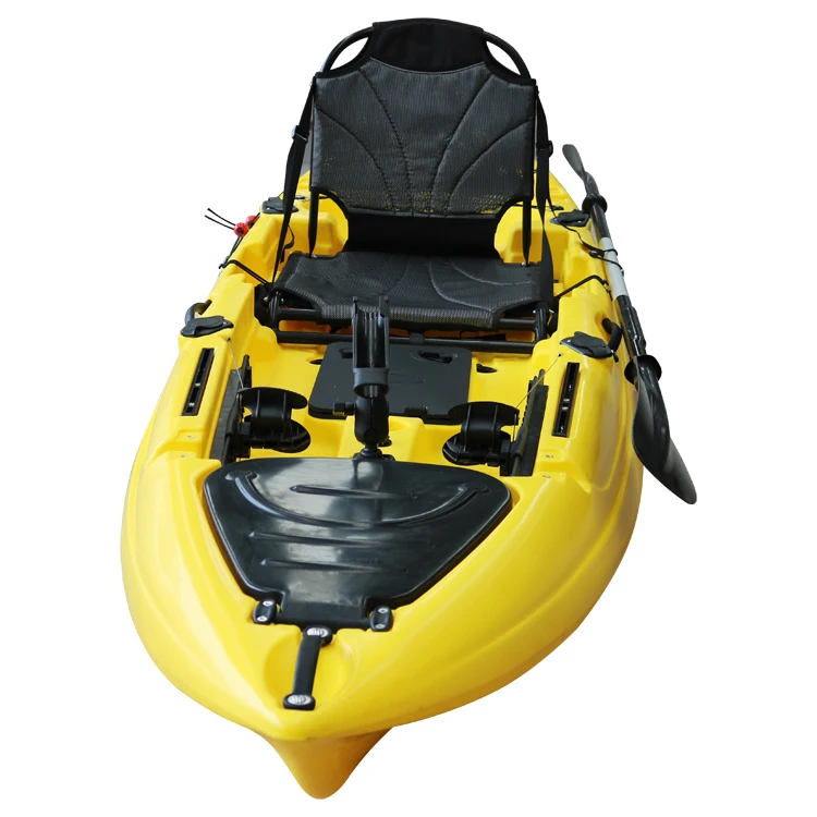 10ft Lldpe Plastic Kayak Allpurpose Kayak With Rudder And Foot Rest