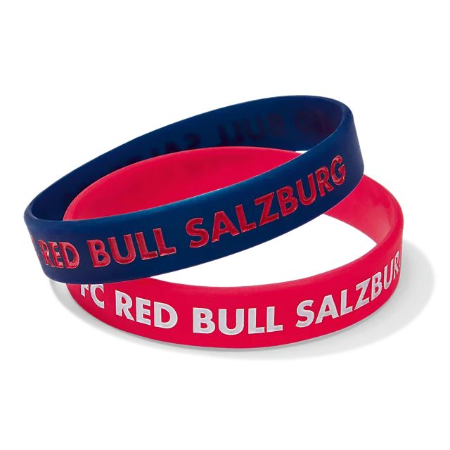 

Wholesale factory price custom FC/EC/EHC red bull silicone wristband, Custom colors