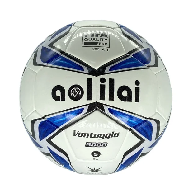 

NEW Brand Ballon De Foot Size 5 Pallone Da Calcio Professional Futbol PU Thermal Bonded Soccer Ball for Match Training, Orange, blue, red